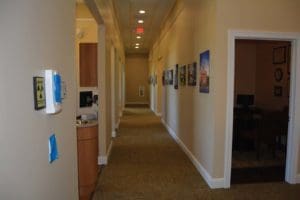 Hallway at Drake & Seymour Dentistry
